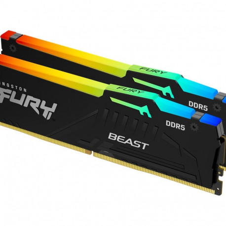 KINGSTON 16GB 5600MT/s DDR5 CL36 DIMM Kit of 2 FURY Beast RGB EXPO