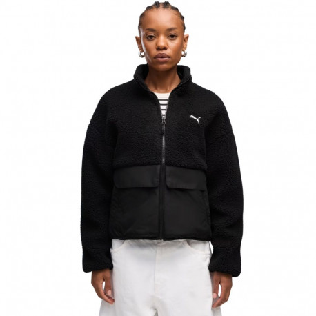 Kurtka damska Puma Re:Fibre Sherpa czarna 694567 01 S