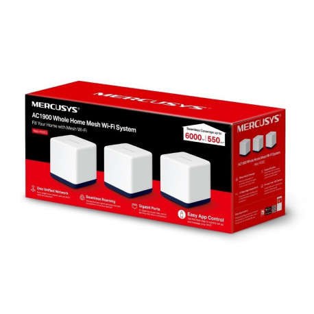 Mercusys kogu kodu mesh-Wi-Fi süsteem AC1900