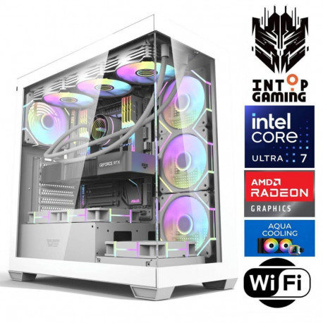 INTOP AQUA Ultra 7 270K Plus 64GB DDR5 1TB SSD M.2 NVME RX9060XT 16GB WiFi no-OS