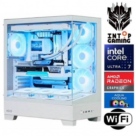 INTOP AQUA Ultra 7 270K Plus 16GB DDR5 1TB SSD M.2 NVME RX9060XT 16GB WiFi no-OS