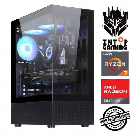 INTOP Ryzen 7 5700X 32GB 500SSD M.2 NVME+2TB RX9060XT 16GB no-OS