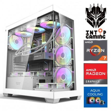 INTOP AQUA Ryzen 7 9700X 64GB DDR5 1TB SSD M.2 NVME RX9060XT 16GB no-OS