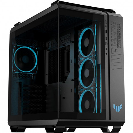 ASUS arvutikorpus TUF GAMING GT502 HORIZON ARGB kahe karastatud klaaspaneeliga, must