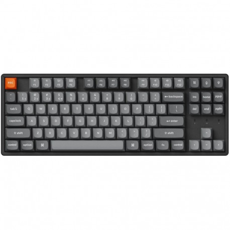 Keychron klaviatuur K8 Max K8M-J3 RGB pruunide lülititega juhtmevaba, must