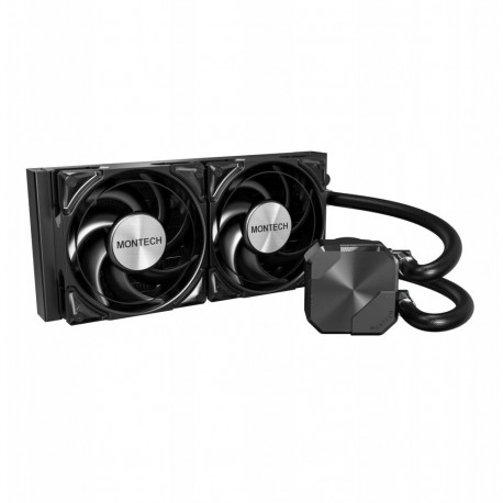 HyperFlow vedelikjahuti Silent 240 120mm, must