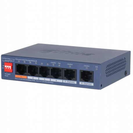 Dahua Technology DH-CS4006-4GT-60 network switch Managed L2 Gigabit Ethernet (10/100/1000) Power ove