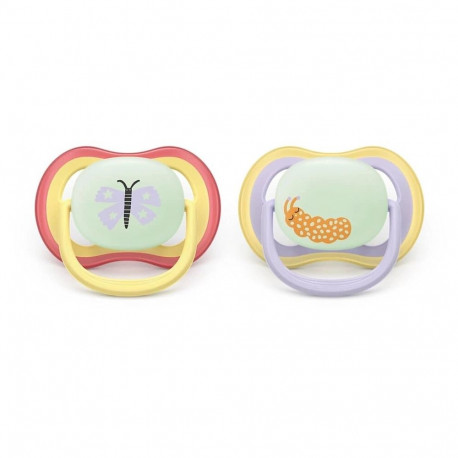 Philips Avent pacifier Ultra Air Night  0-6M  (2pcs)