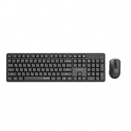 Gembird juhtmevaba klaviatuuri ja hiire komplekt Silent key Pro Business RU