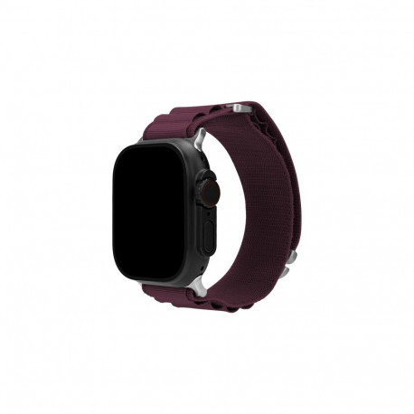Mobilize Watch Band - Nylon For Apple 38/40/41mm - Titanium Connector - Bordeaux