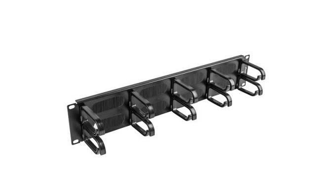 Lanberg AK-1204-B rack-tarvik kaablite halduspaneel