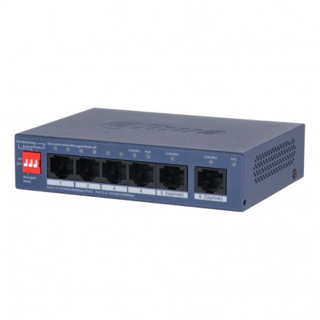 DAHUA Switch||CS4006-4GT-36|Switch type Managed|Switch layer L2|Form factor Desktop/Wall-Mounting|4x