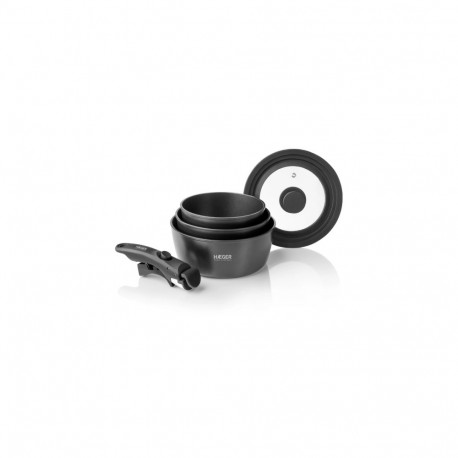 Haeger PA-C05.020A Easy Fit Pots Katlu komplekts ar noņemamu rokturi