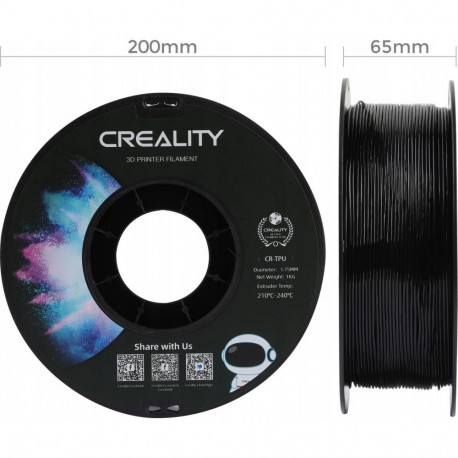 Creality filament TPU 1kg 1.75mm, must (3301040040)