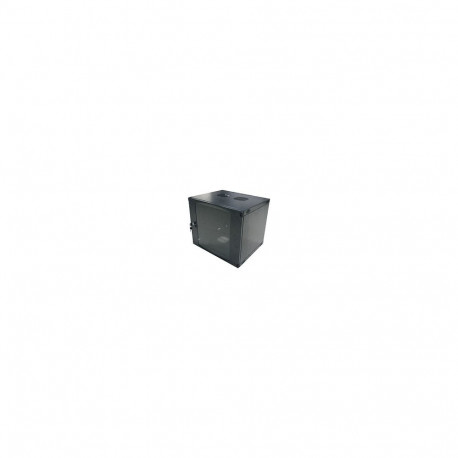 "Logilink 19"" Wallmount Single Section Box 15U, Flat Pack, black"
