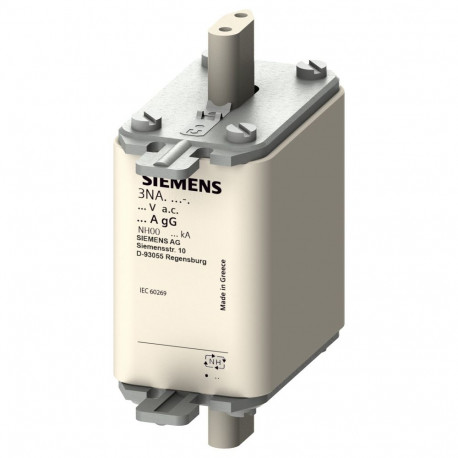 Siemens NH-sulavkaitse 3NA38207 500V suurus 00 50A