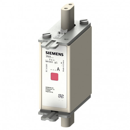 Siemens NH-kaitse NH000 63A gG 500Vac/250Vdc, 65mm, 84mm, 62mm, 129g