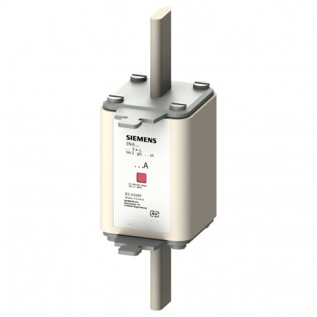 Siemens NH-kaitse NH2 250A gG 500Vac/440Vdc, 159mm, 152mm, 75mm, 457g