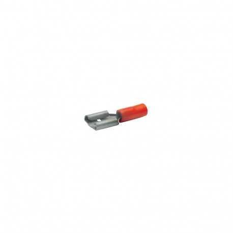 Klauke 720, tihvtühendus, sirge, punane, messing, PVC, 1mm², 0,5mm²