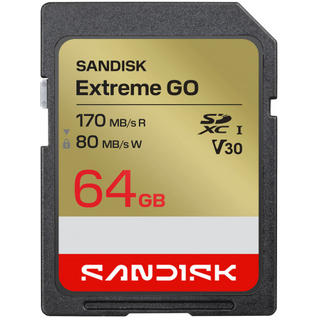 Sandisk mälukaart SDXC 64GB Extreme GO UHS-I