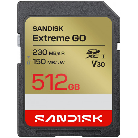 Sandisk mälukaart SDXC 512GB Extreme GO UHS-I