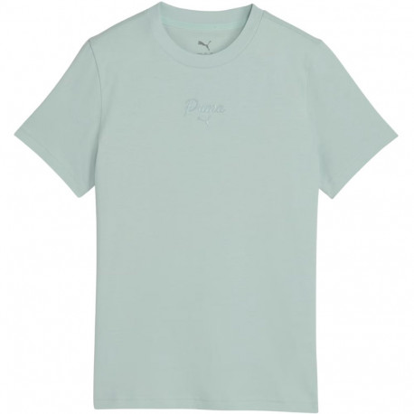 Koszulka dla dzieci Puma Ess Script Tee miętowa 692542 29 176cm