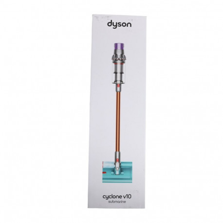Dyson V10 Submarine 2-in-1 stick vacuum Battery Dry&wet Bagless 0.76 L Copper, Grey