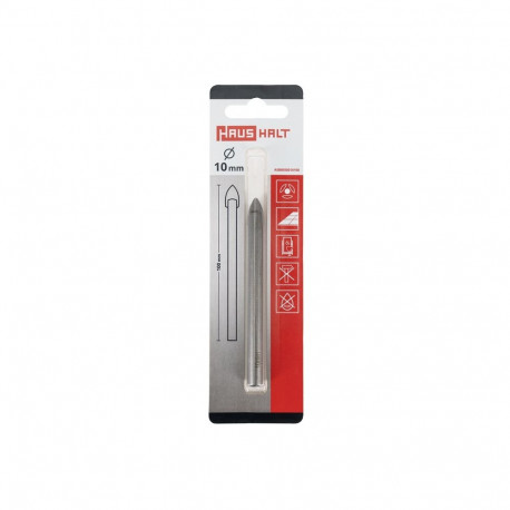 GLASS AND TILE DRILL BIT HAUSHALT 10X100