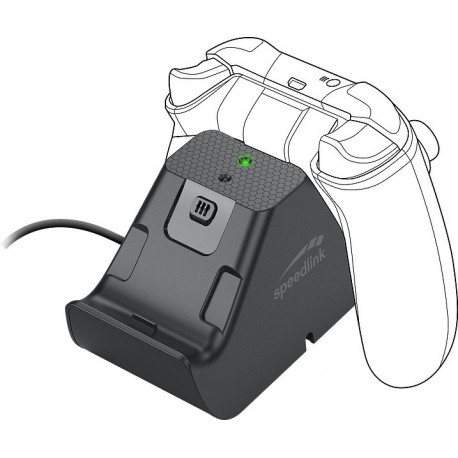 Speedlink mängupuldi laadija Jazz Xbox Series X/S (SL-2600-02-BK) (avatud pakend)