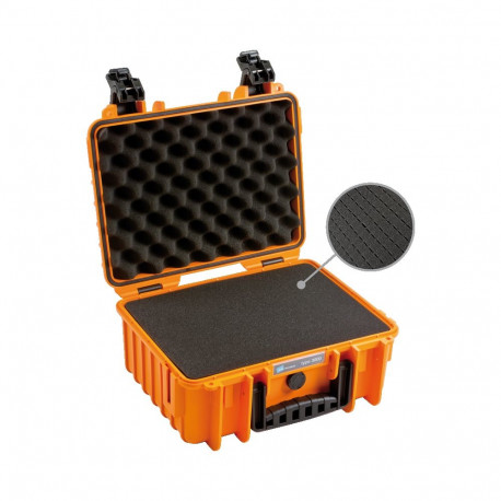BW Outdoor Cases Type 3000 / Orange (pre-cut foam)
