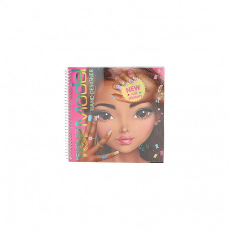 TOPModel Create Your Hand Design Colouring Book