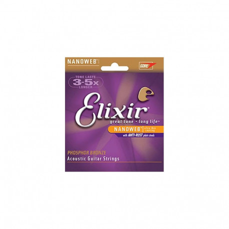 Elixir Strings 16002 musical instrument strings Acoustic 6 pc(s) Steel Guitar
