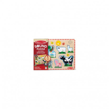 Melissa & Doug MPZ WPZ Farm Anml Sound Pzl8Pc GML Shape puzzle 8 pc(s) Animals