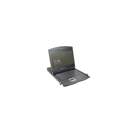 Digitus 19" LCD KVM Console, 16-Port Cat 5, US Keyboard