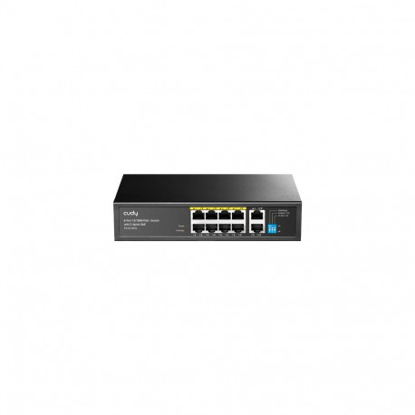 Cudy FS1010PG network switch Unmanaged Fast Ethernet (10/100) Power over Ethernet (PoE) Black