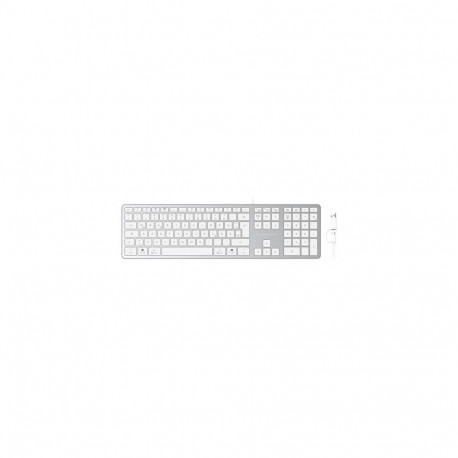 Conceptronic KAYNE02WDE USB Slim Keyboard, QWERTZ German, Compatible with Windows and macOS