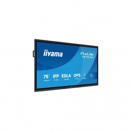 iiyama TE7515A-B2AG Signage Display Kiosk design 190.5 cm (75") Wi-Fi 550 cd/m² 4K Ultra HD Bla