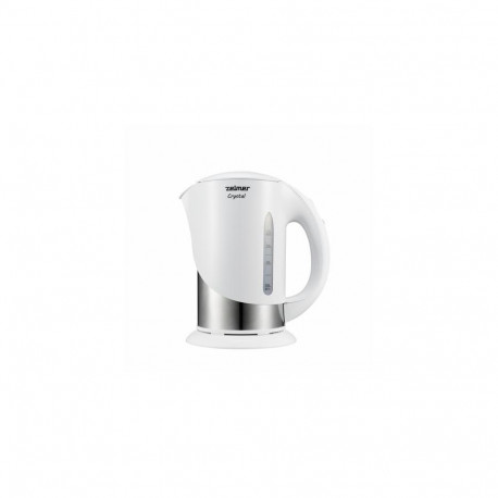 Zelmer ZCK7630W electric kettle 1.7 L 1850 W Silver, White