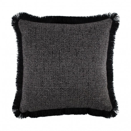 Padi NOELLE 45x45cm, lukuga, karvase äärega, tumehall, 100% polüester, kangas 056