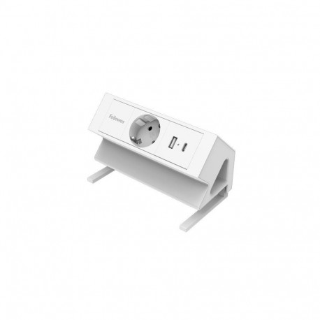POWER EXT. DESK TYPE F AMPRA/WHITE 100137173 FELLOWES