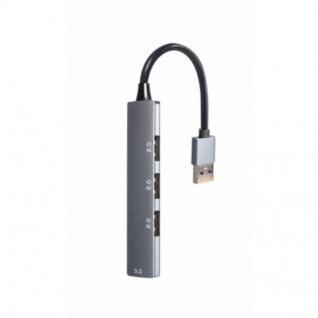 Gembird UHB-U3P1U2P3-02 interface hub Grey