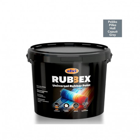 PAINT RUBBEX UNIVERSAL GREY 1.2KG