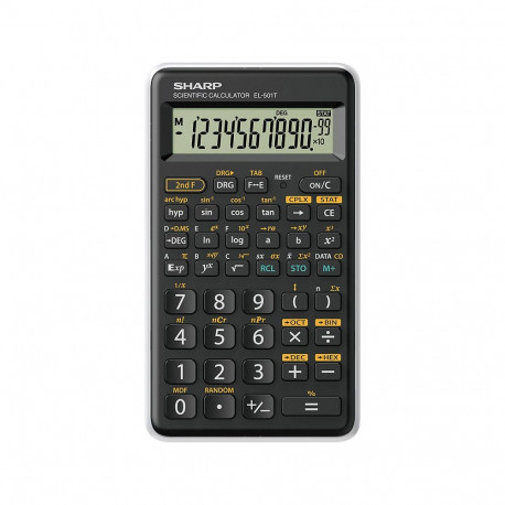"SHARP Schulrechner EL-501T weiß"
