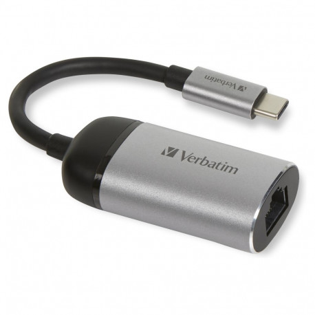 "USB-C Verbatim zu Gigabit Ethernet Adapter 10 cm Kabel"