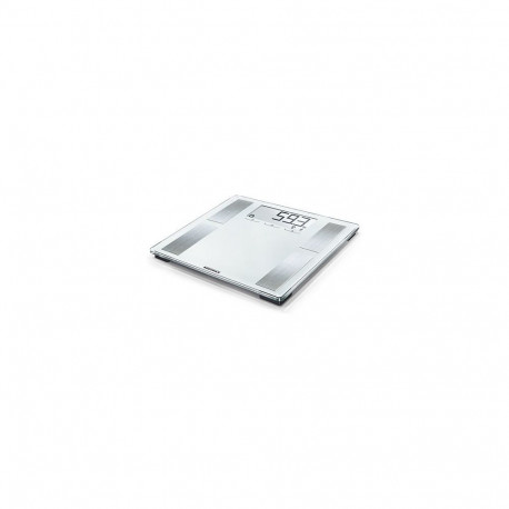 Soehnle elektrooniline isikukaal Shape Sense Connect 100 180kg 100g kg lb ST ristkülikukujuline, hõb