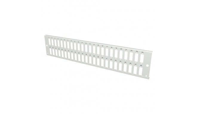 "FRONT PLATE 2U 48 X SC DUPLEX"