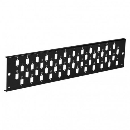 "FRONT PLATE 2U 48 X SC SIMPLEX"