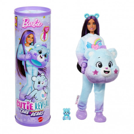 Barbie® Cutie Reveal Kaisukaru seeria nukk päevitunud