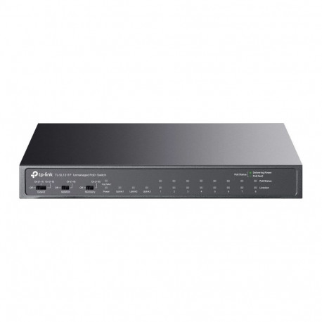 TP-Link 8-Port 10/100Mbps + 3-Port Gigabit Desktop Switch with 8-Port PoE+