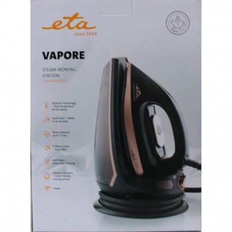 ETA SALE OUT. 429090000 Vapore Steam station, 3000 W, Black | Vapore 4290 90000 | Steam Iron | 3000 